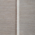Détail de la bordure et du tissage du tapis Cassis